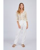 Gilet en coton Filou écru