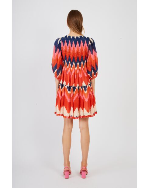 Robe en coton Peseta rouge