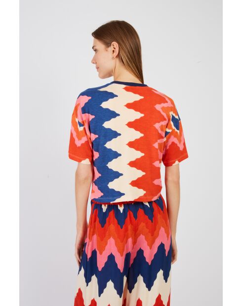 Rood T-shirt van Zürich