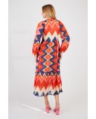 Robe en coton Pelaine rouge