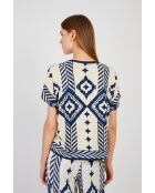 Donkerblauw T-shirt Zoe