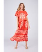 Oranje rok van Agrigento katoen