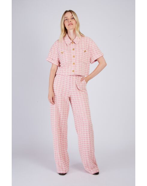 Blouse Lady rose/nude