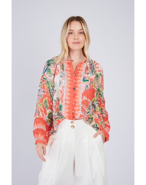 Blusa corallo Lola