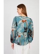 Groene katoenen blouse Liverpool