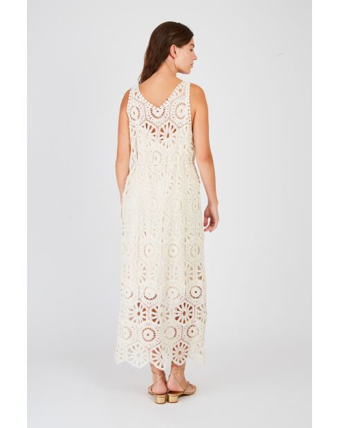 Robe en coton Xaviere écrue