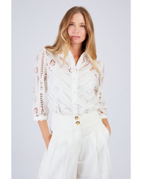 Weiße Bluse Liane