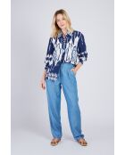 Marineblauwe blouse van Lyouba