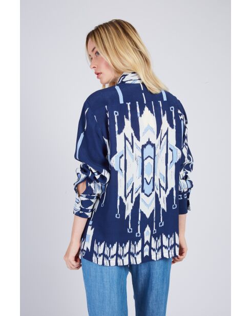 Marineblauwe blouse van Lyouba