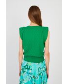 Top en maille Elektra vert