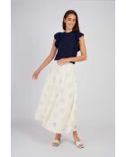 Ecrufarbener Rock Acapulco