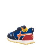 Sneakers Jet Baby Noir, Rouge, Orange