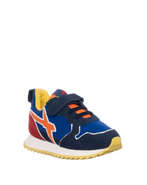 Sneakers Jet Baby Noir, Rouge, Orange