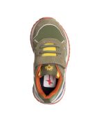 Sneakers Jet Baby Militaire, Azur, Jaune