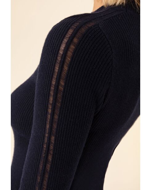 Pull en laine mélangée Koss marine