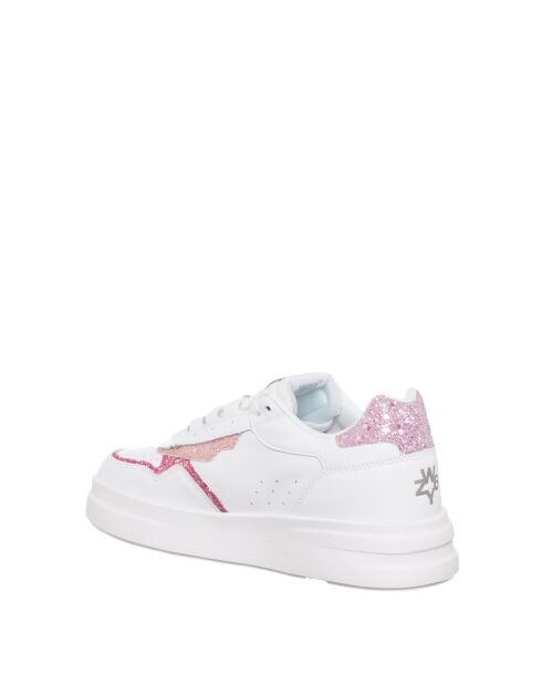 Sneakers Xenia Blanc, Argent, Multi