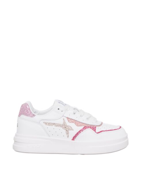 Sneakers Xenia Blanc, Argent, Multi