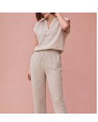 Laurent mineral broek van 100% linnen