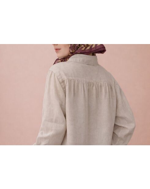 Blusa Laurence mineral 100% lino