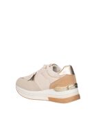 Sneakers Évan aus beigem Nubukleder