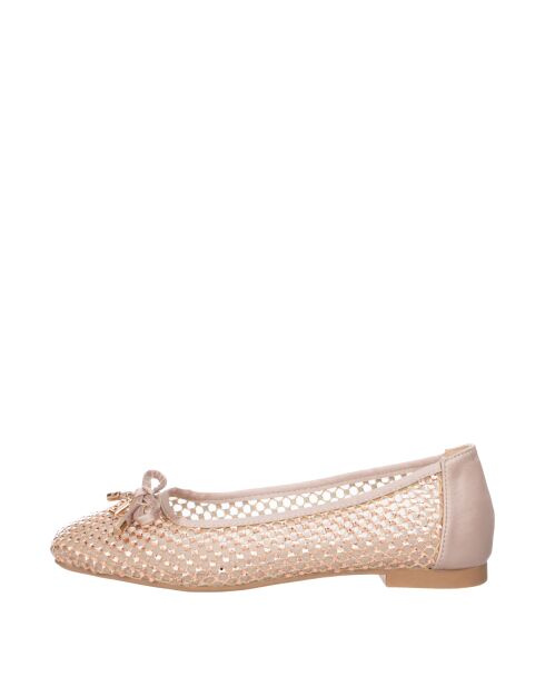 Ballerines Maëlle en cuir cuivre