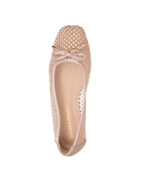 Ballerines Maëlle en cuir cuivre