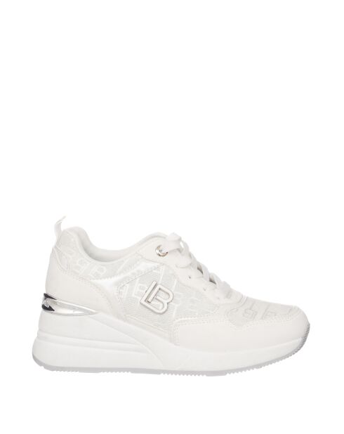 Sneakers Simon en cuir blanc pur