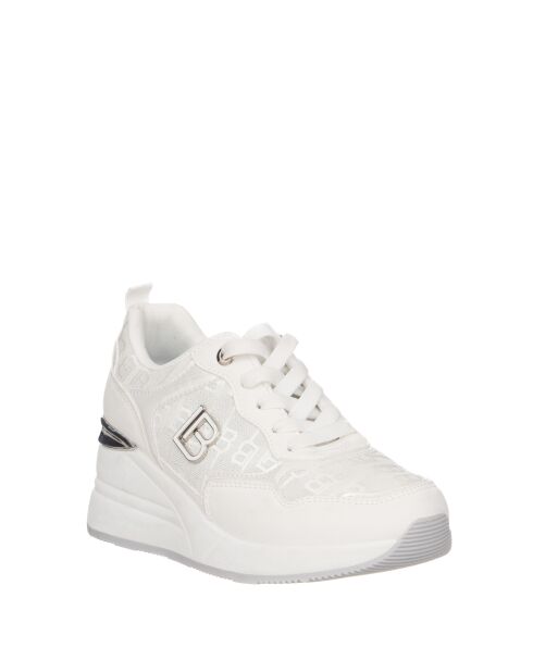 Sneakers Simon en cuir blanc pur