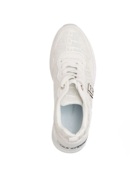 Sneakers Simon en cuir blanc pur