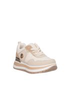 Beige sneakers van Baptiste nubuk