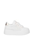 Sneakers Maxime en cuir blanc pur