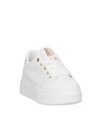 Sneakers Maxime en cuir blanc pur