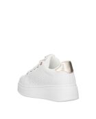 Sneakers Maxime en cuir blanc pur