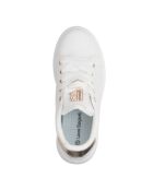 Sneakers Maxime en cuir blanc pur