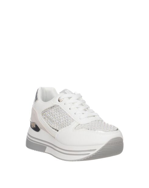 Sneakers Paul en cuir blanc pur