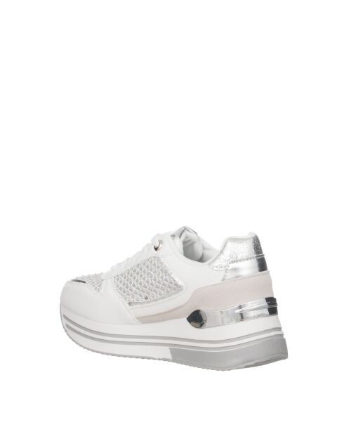 Sneakers Paul en cuir blanc pur