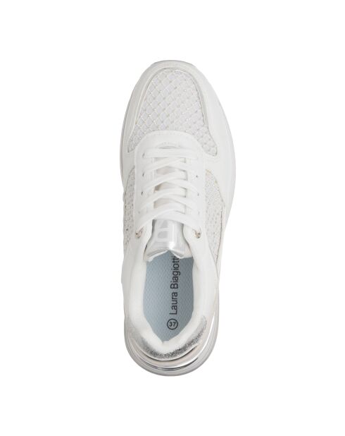Sneakers Paul en cuir blanc pur