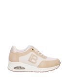 Hellbeige Ledersneaker Lucas