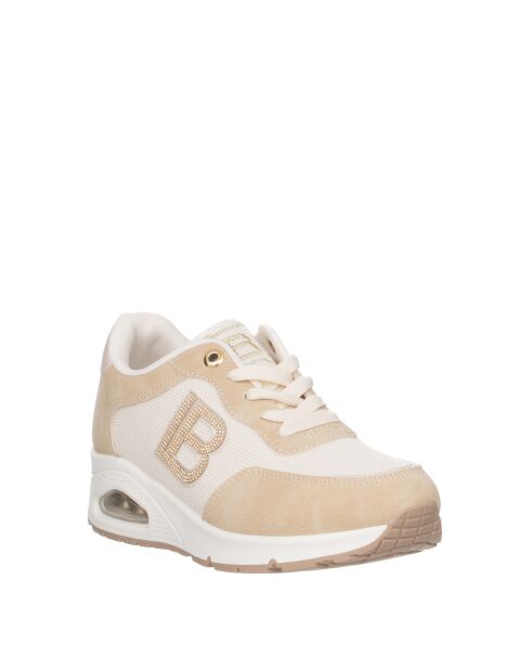Hellbeige Ledersneaker Lucas