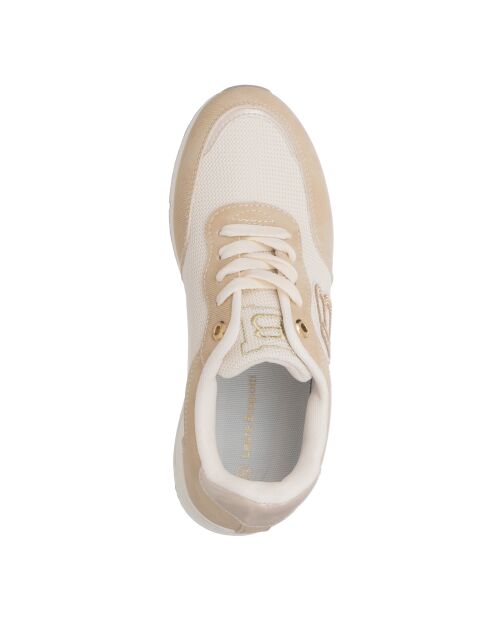 Hellbeige Ledersneaker Lucas