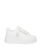 Sneakers Emma en cuir blanc pur