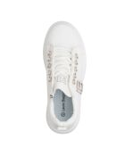 Sneakers Emma en cuir blanc pur