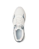 Louis sneakers in witblauw leer