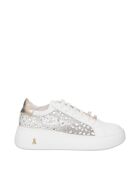 Sneakers Isolde en cuir blanc platinum