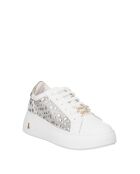 Sneakers Isolde en cuir blanc platinum