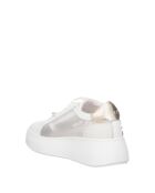 Sneakers Isolde en cuir blanc platinum