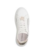 Sneakers Isolde en cuir blanc platinum