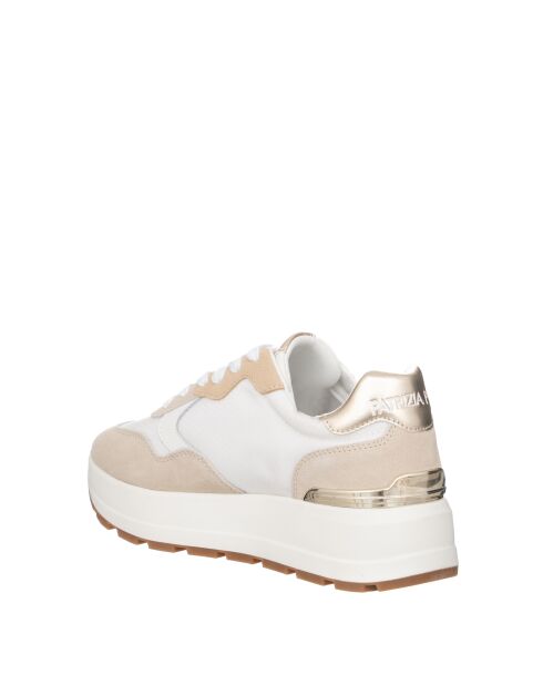 Braune Platin-Sand-Turnschuhe