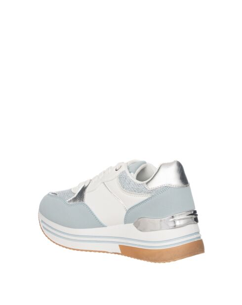 Anaïs himmelblaue Sneakers aus Nubukleder