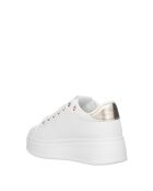 Sneakers Camille en cuir blanc pur